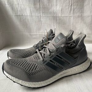 Adidas Ultraboost 1.0 DNA Grey Running Athletic Sneakers Men's Size 10.5 HQ4200